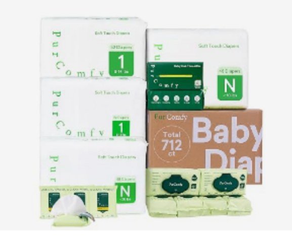 PurComfy Diapers / Baby Clothes / Feminine Care Bulk Lot