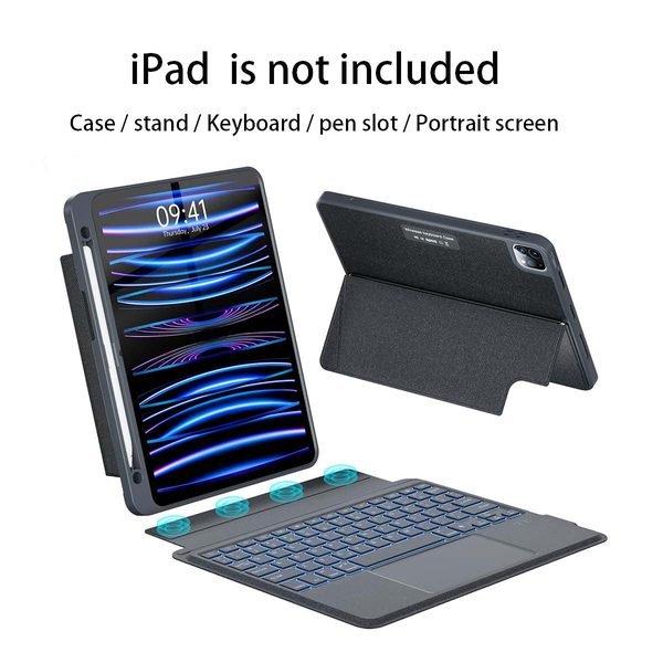 11" Pro 2024 Q3E Wireless Keyboard - Gray